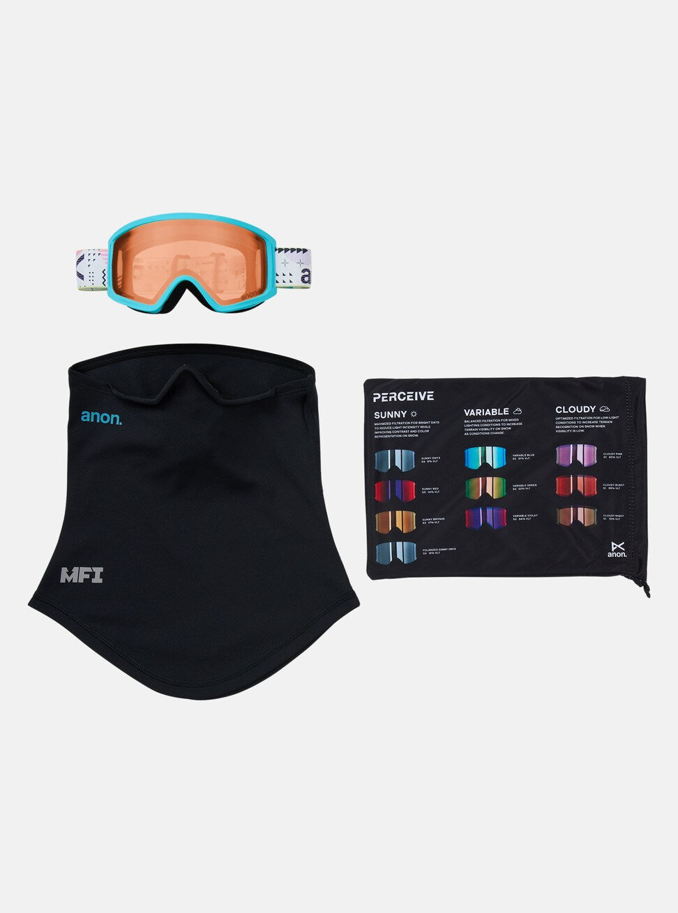 Anon Tracker 2.0 Goggles plus MFI Face Mask