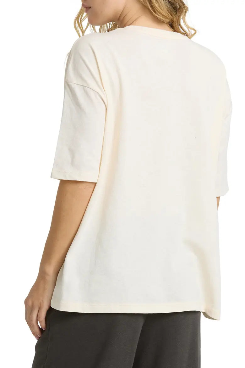Find Your Stripes Cotton Jersey Graphic T-Shirt