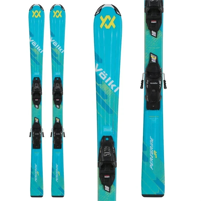 Völkl Peregrine Jr Skis + vMotion 7.0 Jr Bindings
